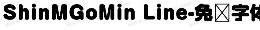 ShinMGoMin Line字体转换